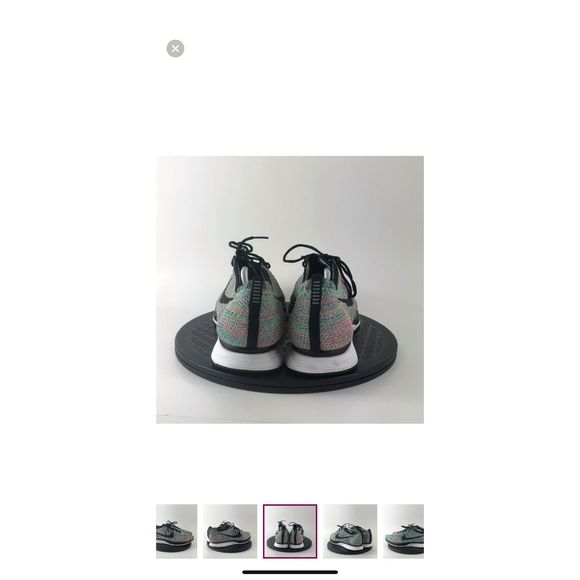 Nike Flyknit Racer Multicolor 2.0 Running Shoes 526628-304 Men’s Size 13 - Picture 6 of 12